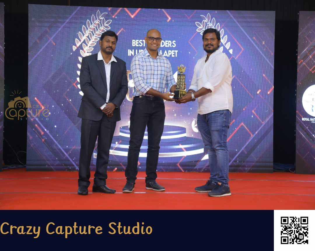 Received Award Best Builders in udumalpet